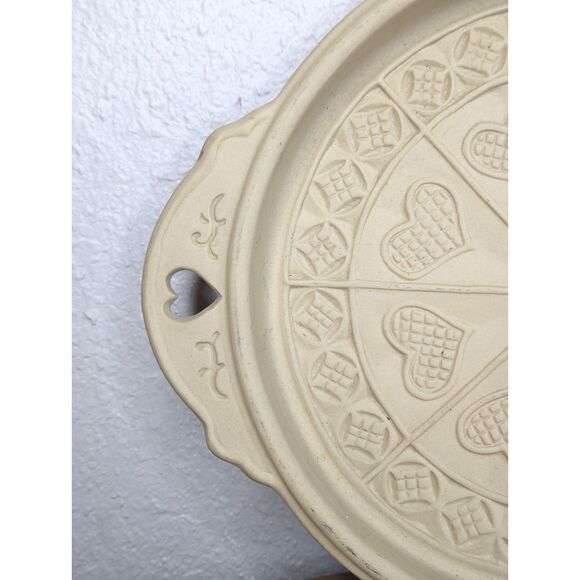 Brown Bag Cookie Art Shortbread Mold Pan 1988 Hill Design Hearts Traditional - Picture 3 of 8